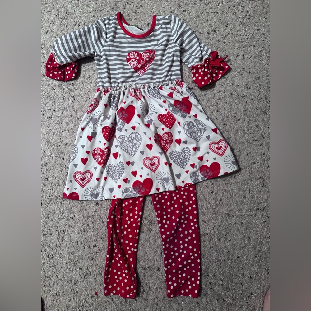 Millie loves Lily heart outfit